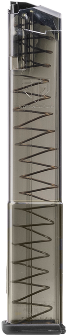 Ets Group Pistol Mags, Ets Smk-glk-17     Glock 17   17rd 9mm Mag  Smoke