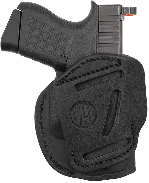 1791 Gunleather 4-way, 1791 4wh-2-sbl-l   4way Iwb/owb Size 2      Lh Blk