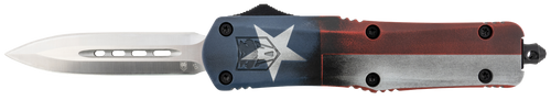 Cobra Tec Knives Llc Fs-3, Cobra Mctxfs-3dagns   Med Fs-3 Dagger   Texas Flag