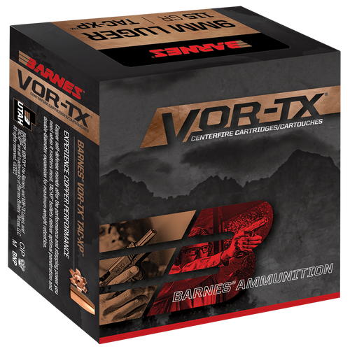 Barnes Bullets Vor-tx, Brns 32005 Bb9mm1       9mmlug 115 Tac-xp    20/10