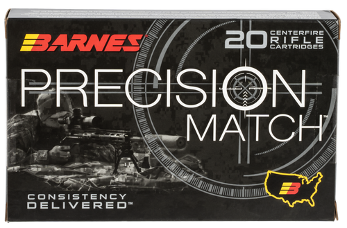 Barnes Bullets Precision Match, Brns 30728 Bb338lmm1    338lap 300 Omtbt     20/10