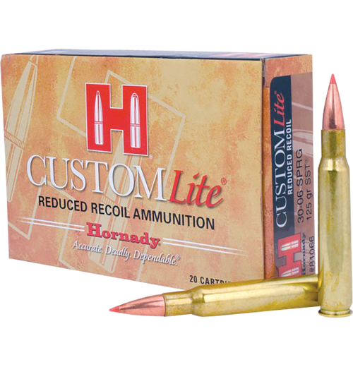 Hornady Custom Lite, Horn 81066  Custom Lite 3006      125 Sst    20/10