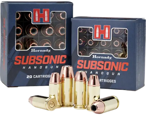 Hornady Subsonic, Horn 90287  Subsonic 9mm   147 Xtp           25/10