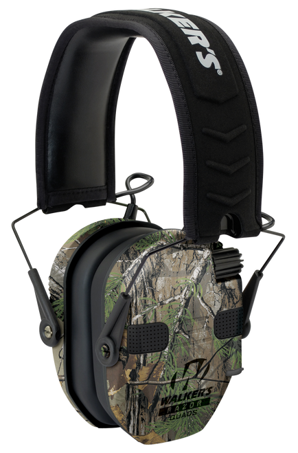 Walkers Game Ear Razor Slim Electronic Quad, Wlkr Gwp-rseqmcmo      Razr Slim Quad  Camo