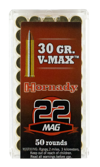 Hornady Varmint Express, Horn 83202  Var Express  22wmr   30 Vmax     50/40