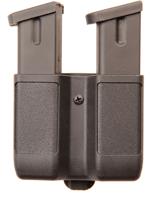 Blackhawk Double Mag Case, Bhwk 410610pbk  Dbl Mag Case Dbl Row Mt