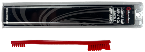 Kleen-bore Double End Brush, Kln Ut221red     Dbl End Red Nylon Brstl Gnbrush