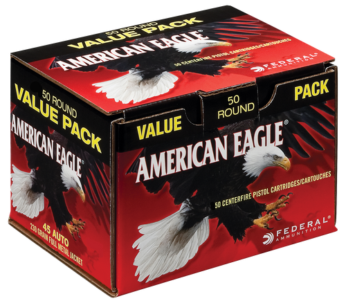 Federal American Eagle, Fed Ae45a50        45a      230 Fmj          50/10