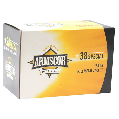 Armscor Precision 38 Special Ammo 158 Grain Full Metal Jacket Value Pack - 50449
