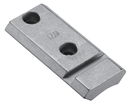 Weaver Mounts Grand Slam Top Mount Base, Weav 48261  Grnd Slam Stl Tp Mnt 671 (8-40) Silver
