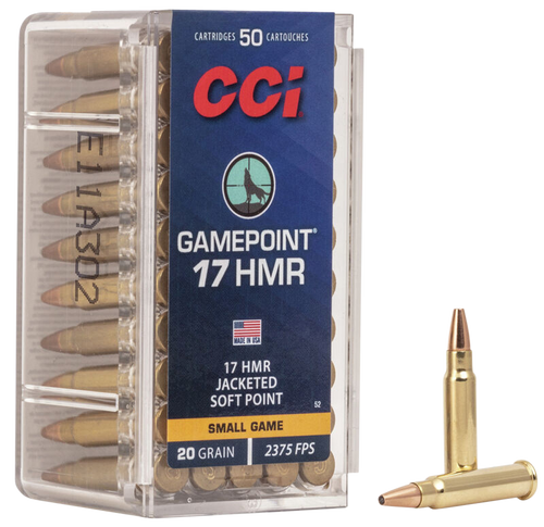 Cci Gamepoint, Cci 0052    17hmr              20 Gamepnt    50/40