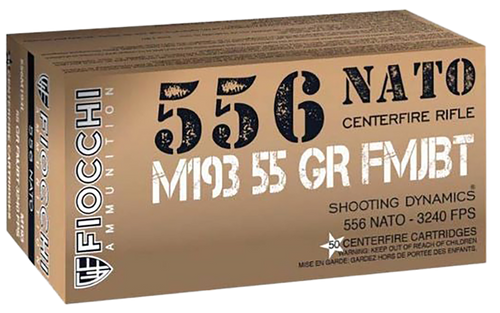 Fiocchi , Fio 556m193l       556 Nato  55 Fmjbt        50/20