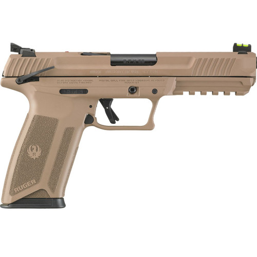 Ruger 57 Davidson's Dark Earth 5.7x28mm 4.94'' 20-Rd Semi-Auto Pistol