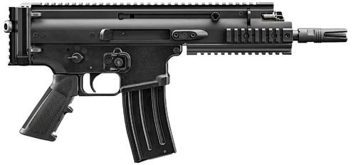 FN 38-101240 SCAR 15P 5.56x45mm 30+1 7.50" Black Chrome Lined Steel Barrel, Black Anodized Aluminum Picatinny Rail Receiver, Black Polymer Grip, Ambidextrous