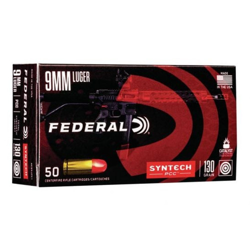 Federal American Eagle Syntech Pcc, Fed Ae9sjpc1       9mm Car  130 Syntech Tsj  50/10