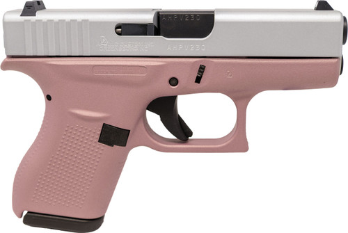 Glock G42 380 Auto 3.26'' 6-Rd Pink & Aluminum Pistol