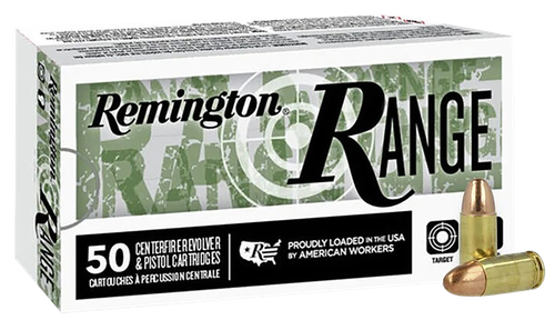 Remington Ammunition Range, Rem R27780        9mm  124       Range       50/20
