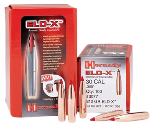 Hornady Eld-x, Horn 2841   Bull .284 175 Eld-x             100/15