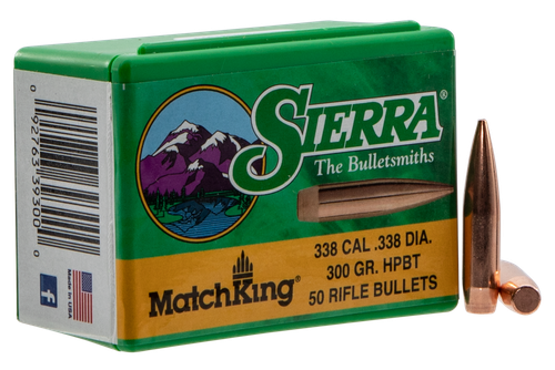 Sierra Matchking, Sierra 9300t .338 300 Hpbt Match            50