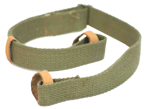 Crickett Dog Collar, Crick Ksa803      Sling  Authntc Canvas W/lthr Grn