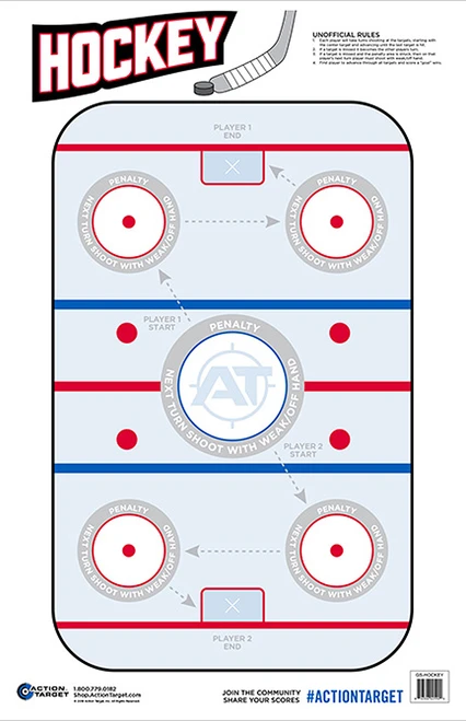 Action Target Inc Entertainment, Action Gshockey100    Hockey                 100bx