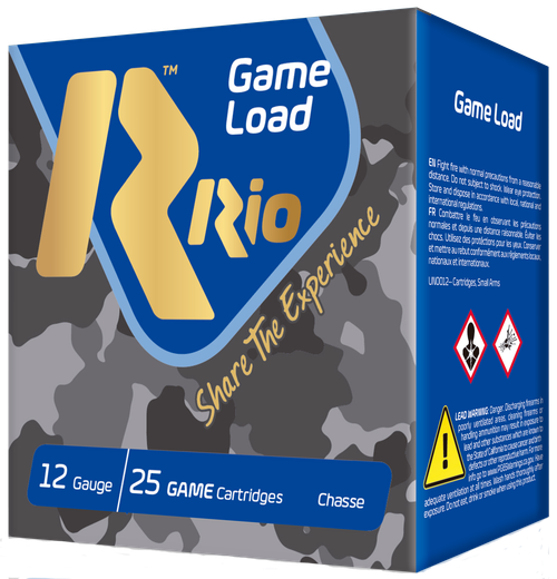 Rio Ammunition Game Load, Rio Sg328      Game Load   12 2.75 8sht 11/8 25/10