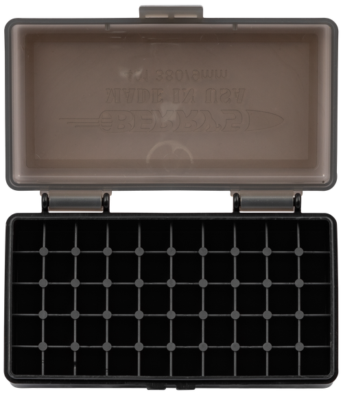 Berrys Ammo Box, Berrys 19642     401 Ammo Bx .380/9mm  50r  Smk/bk