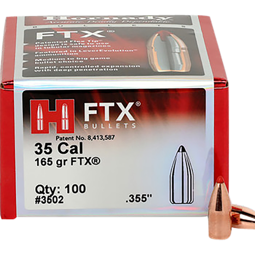 Hornady Ftx, Horn 3502   Bull .355 165 Ftx               100/15