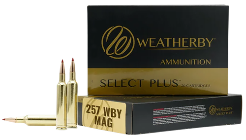 Weatherby Select Plus, Wthby H257110eldx  257 Wby 110 Eld-x         20/10