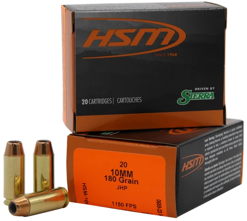 Hsm Pro Pistol, Hsm 10mm15n20    10mm    180 Jhp             20/20
