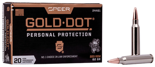 Speer Ammo Gold Dot, Fed 24461          223      62 Speergd       20/10