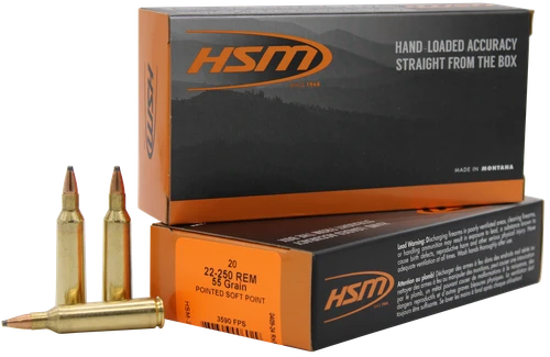 Hsm Varmint, Hsm 222504n      22250    55 Sp              20/25