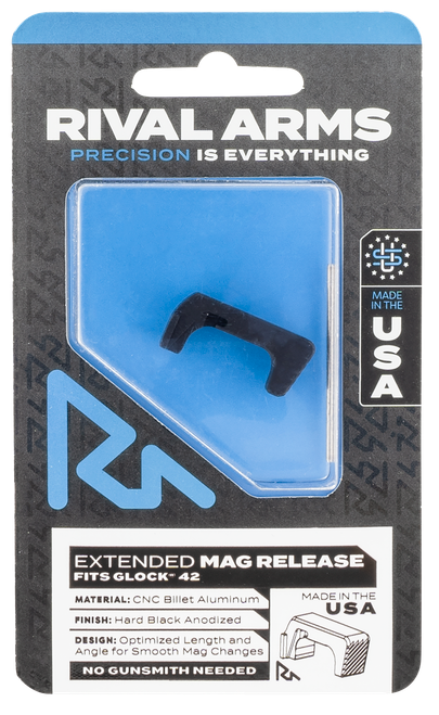 Rival Arms Magazine Release, Rival Ra72s001a    Mag Release Ext Sig 320 Blk