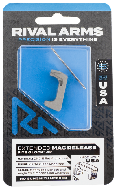 Rival Arms Magazine Release, Rival Ra72s001d    Mag Release Ext Sig 320 Stl