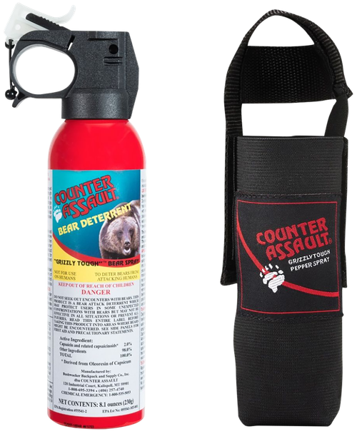 Counter Assault Bear Spray, Amk 15067025 Counter Assault Bear Spray 8.1 W/hols
