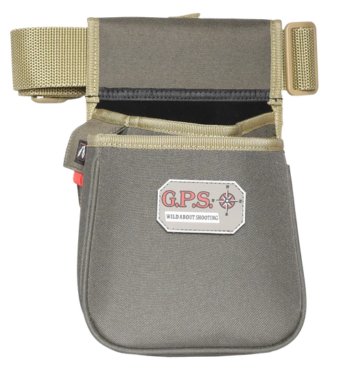 G*outdoors Shotshell Pouch, Gps 960csprk    Con Dbl Shell Pouch Web Blt    Grn