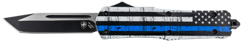 Templar Knife Back The Blue, Temp Lbtb231  Lrg   Back The Blue Tanto Blk