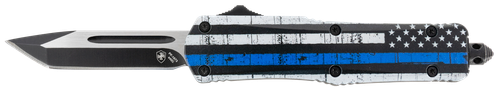 Templar Knife Back The Blue, Temp Sbtb231  Sml   Back The Blue Tanto  Blk
