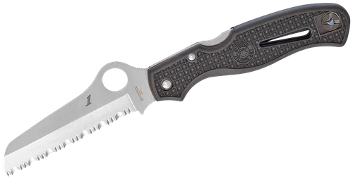 Spyderco Atlantic Salt, Spy C89sbk         Atlantic Salt Ser      3.69 Blk
