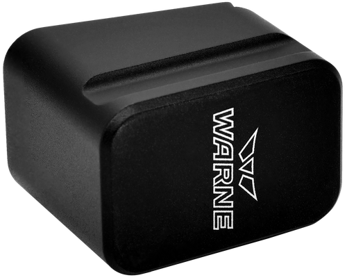 Warne Magazine Extension, Warne 3126        Glock 19/23 Blk  +5/9mm +4/.40