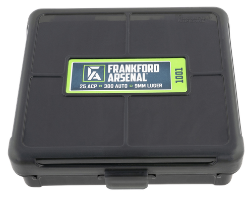 Frankford Arsenal Hinge-top, Frank 1083797  Hinge Top Ammo Box 25 380 9mm  100r