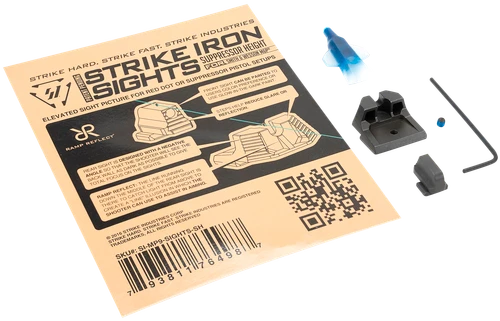 Strike Strike Iron Sights, Si Mp9-sights-sh      M&p Frt&rear Sights Suppress