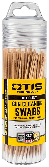 Otis Gun Cleaning, Otis Fg-241-100    100 Sngl Tip Swabs Twst Cntnr