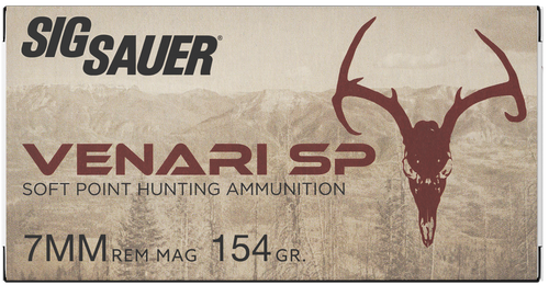 Sig Sauer Venari, Sig V7mmsp154-20    Venari      7mm   154 Sp 20/10