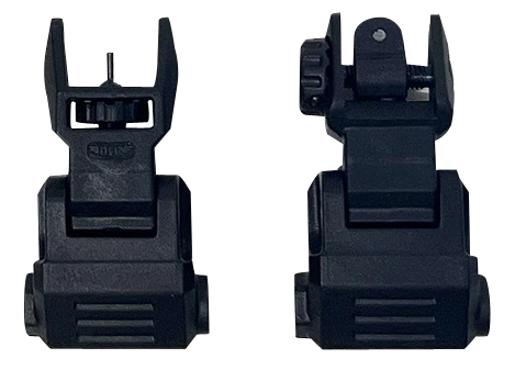 Ncstar Picatinny Low Profile Front And Rear Sight Set, Nc Vg166         Ar Flup Up Frt & Rear Sgt Low