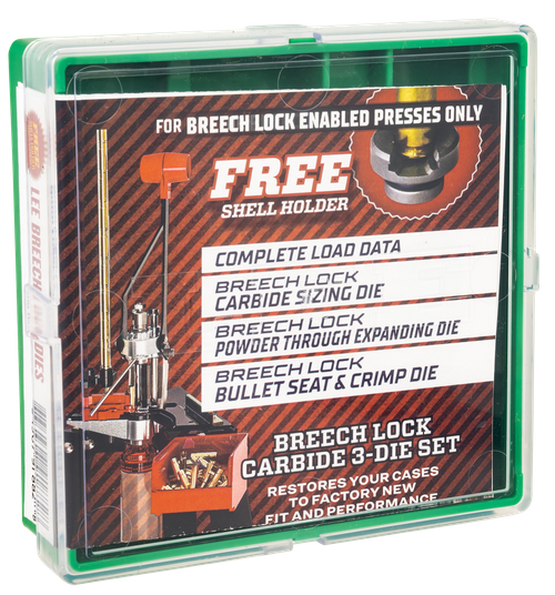 Lee Breech Lock Carbide, Lee 91882 Bl Bushing 3 Die Set 9mm Luger Carbide