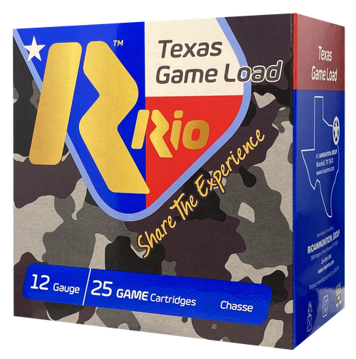 Rio Ammunition Texas Game Load, Rio Tghv366   Game Load 36 12 2.75 6sht 11/4 25/10