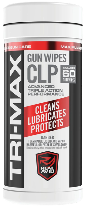 Real Avid/revo Tri-max, Avid Avclpw-c60   Tri-max Clp Gun Wipes - Canister