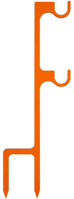 Champion Targets Impact Steel, Champ 44915c     Impct Steel Dbl Hngr Stake Rf Orn