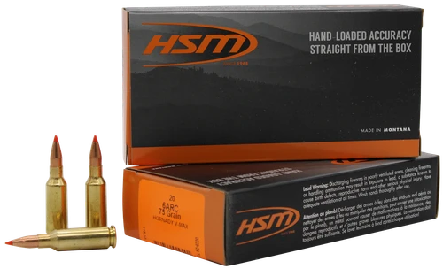 Hsm Centerfire Rifle, Hsm 6arc-1n      6mmarc   75 Vmax            20/25